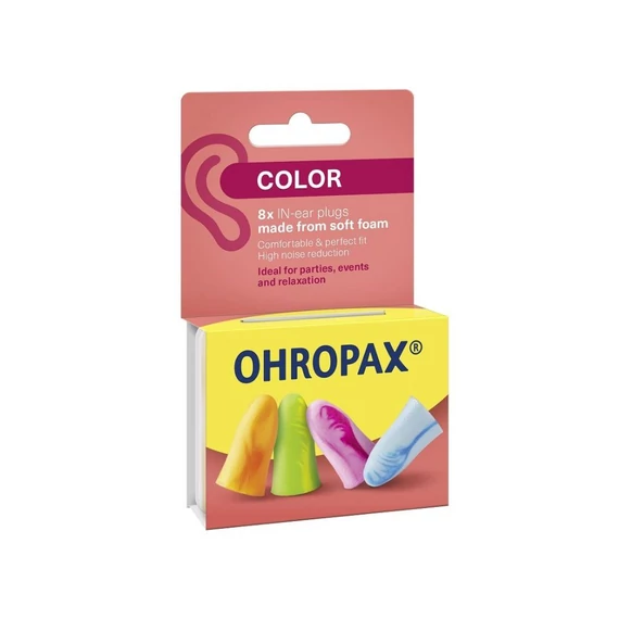 Füldugó OHROPAX ColorPlux műanyag - színes (4pár)