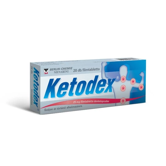 Ketodex 25 mg filmtabletta/26 (20x Aclar-Al)