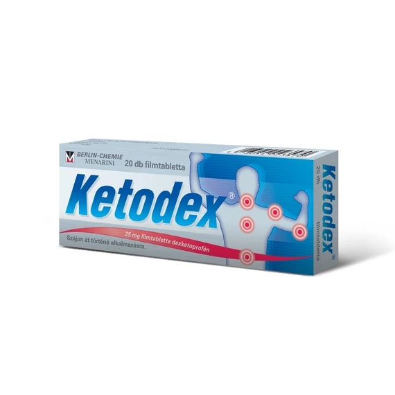 Ketodex 25 mg filmtabletta/26 (20x Aclar-Al)