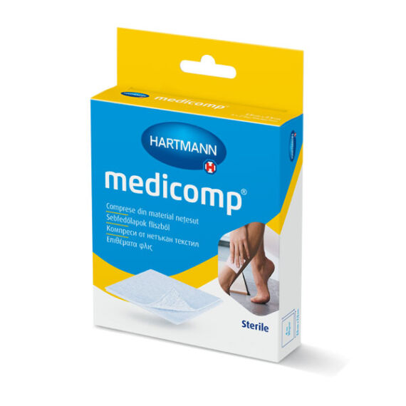 Medicomp sebpárna flísz steril  10x10cm (10x)