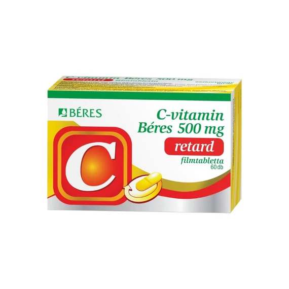 C-vitamin Béres  500 mg retard filmtabletta /17 (60x)