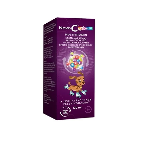 Novo C Kids liposzómás Multivit. erdei gyümölcs (120ml)