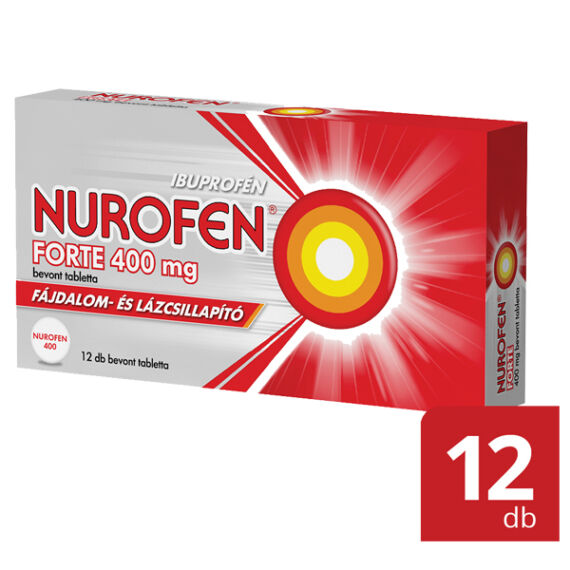 Nurofen Forte 400 mg bevont tabletta (12x (PVC/AL))