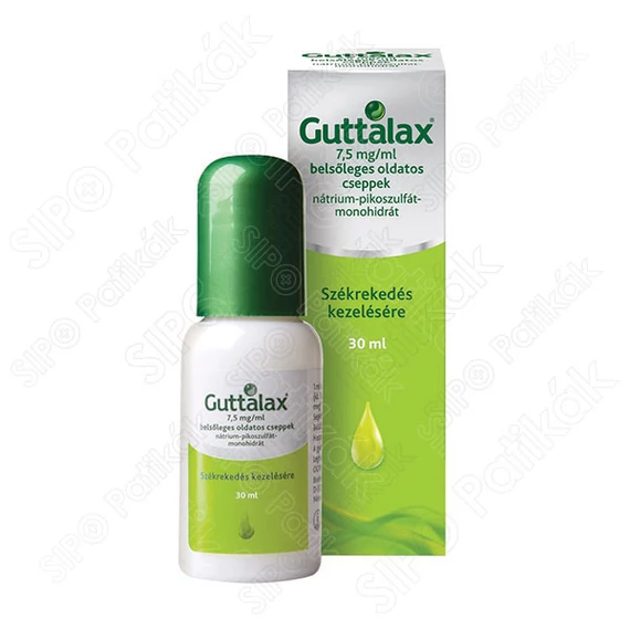 Guttalax (új n:Dulcolax) 7,5mg/ml belsőleges old.c (30ml)