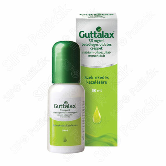 Guttalax (új n:Dulcolax) 7,5mg/ml belsőleges old.c (30ml)