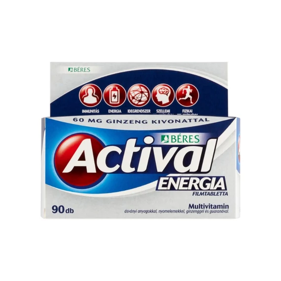 Actival Energia Ginzeng Guarana filmtabletta (90x)