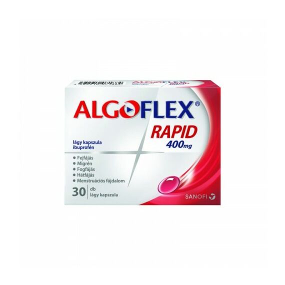 Algoflex Rapid 400 mg lágy kapszula (30x)