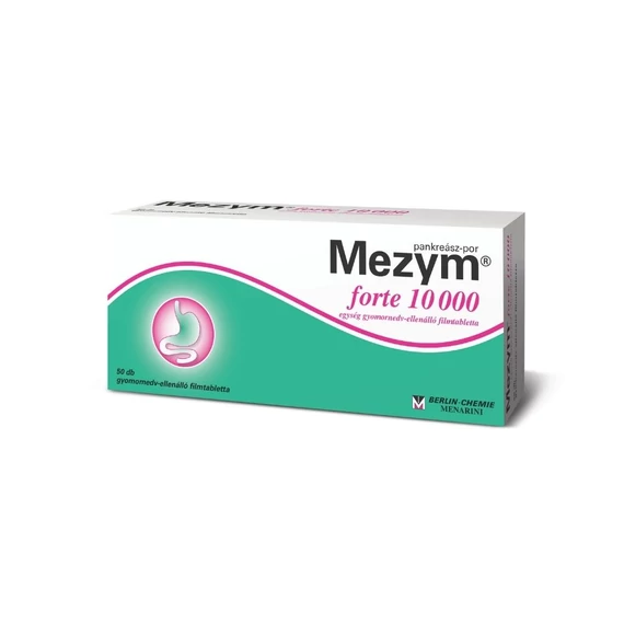 Mezym forte 10 000 egység gyom.nedv-ellená.filmt. (50x)