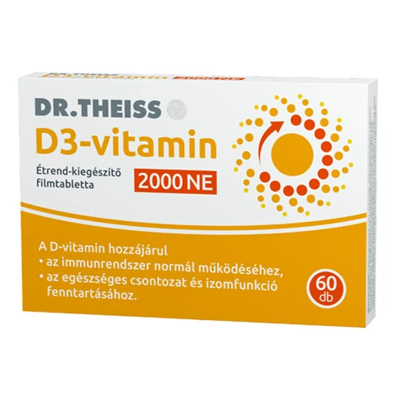 Dr.Theiss D3-vitamin 2000NE filmtabletta (60x)