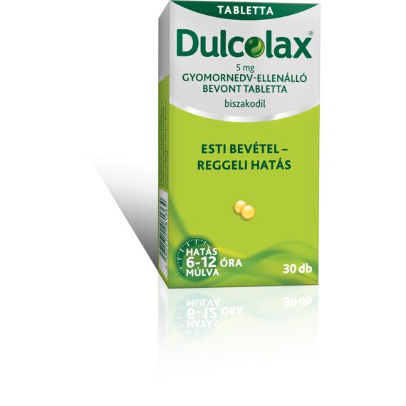 Dulcolax  5 mg gyomornedv-ellenálló bevont tabl. (30x)