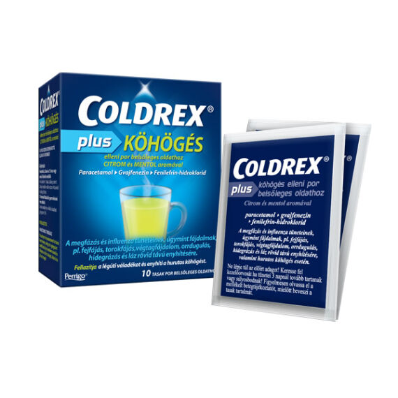 Coldrex Plus köhögés elleni por belsőleges oldatho (10x)