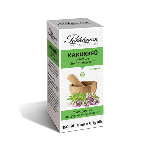 Patikárium Kakukkfű folyékony étrendkiegészítő (150ml)