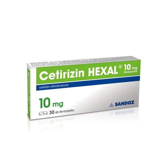 Cetirizin HEXAL 10 mg filmtabletta (30x)