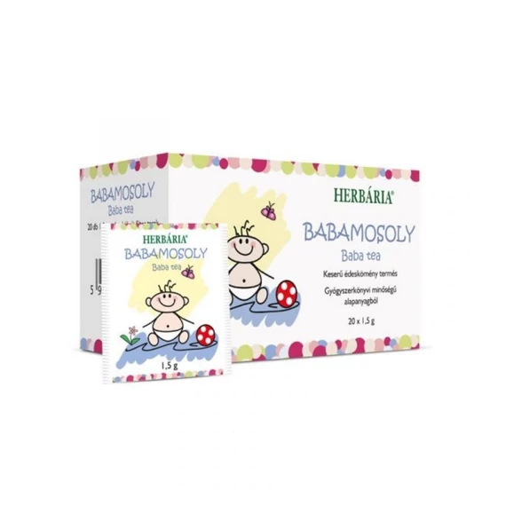 Herbária babamosoly baba tea borítékolt filteres (20x)