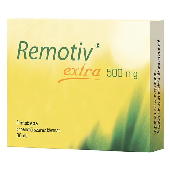 Remotiv extra  500 mg filmtabletta (30x)