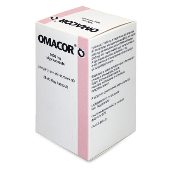 Omacor 1000 mg lágy kapszula (28x)