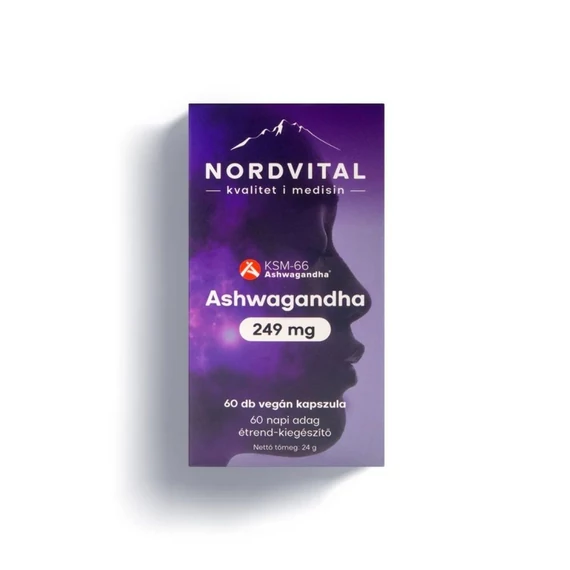 Nordvital Ashwagandha vegán kapszula (60x)