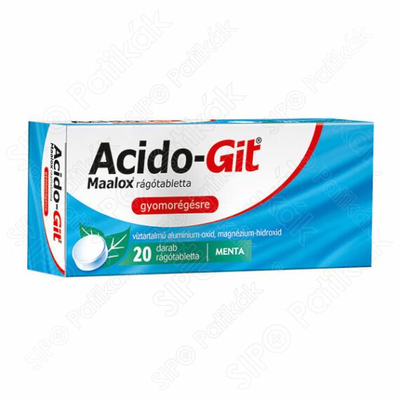 Acido-GIT Maalox rágótabletta (20x)
