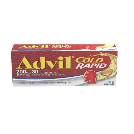 Advil Cold Rapid 200 mg/30 mg kapszula (20x)