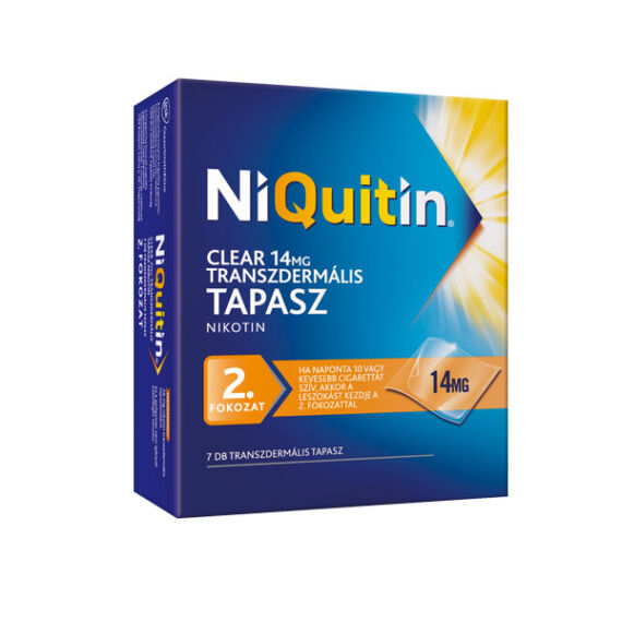 NiQuitin Clear 14 mg transzdermális tapasz (7x)