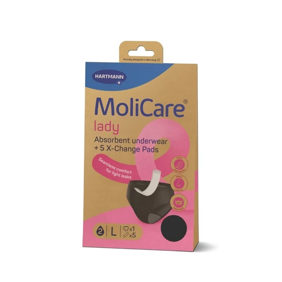 MoliCare mosható alsónemű L női nedvszívó +5 betét (1x)