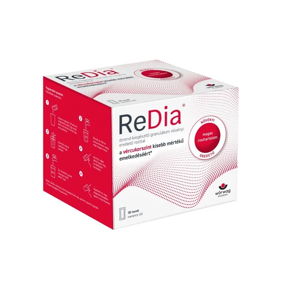 ReDia étrendkiegészítő granulátum növényi eredetű rosttal (30x)