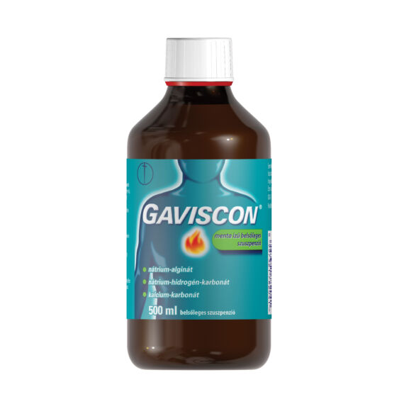 Gaviscon belsőleges szuszpenzió menta ízű /20 (500ml)