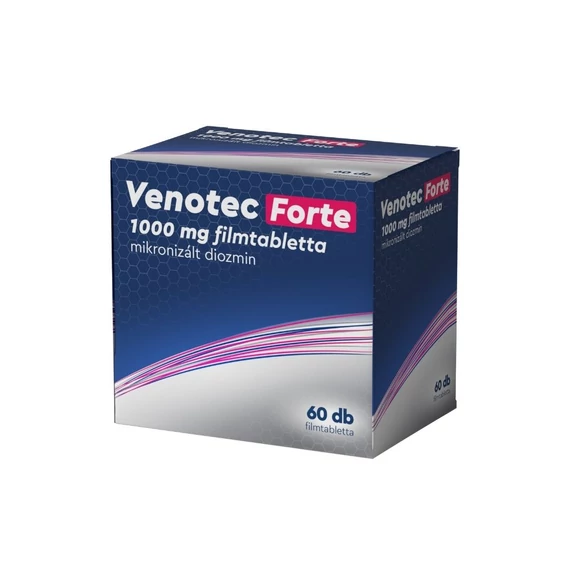 Venotec forte 1000 mg filmtabletta (60x buborékcsomagolásban)