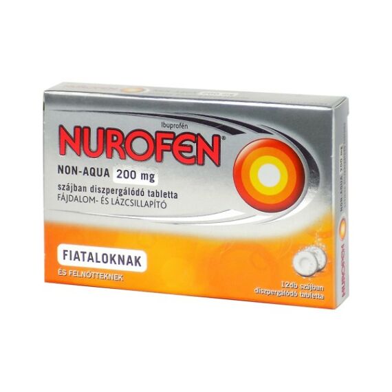 Nurofen Non-Aqua 200mg szájban diszperg.tabletta (12x)
