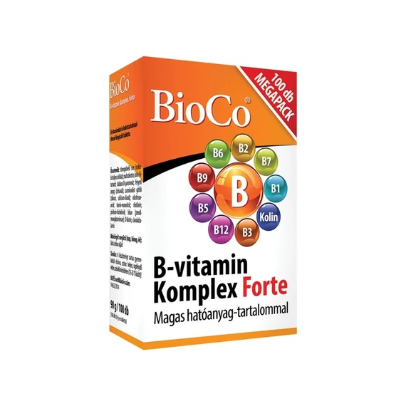 BioCo B-vitamin komplex Forte tabletta (100x)