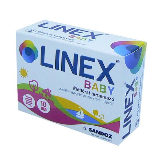 Linex Baby élőflórát tartalmazó tápszer por tasakb (10x)