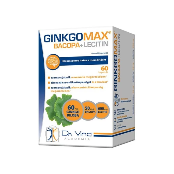 Ginkgomax Bacopa Lecitin lágy kapszula (120x)
