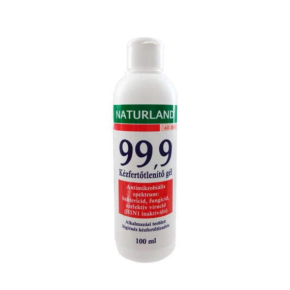Naturland kézfertőtlenítő gél (100ml)
