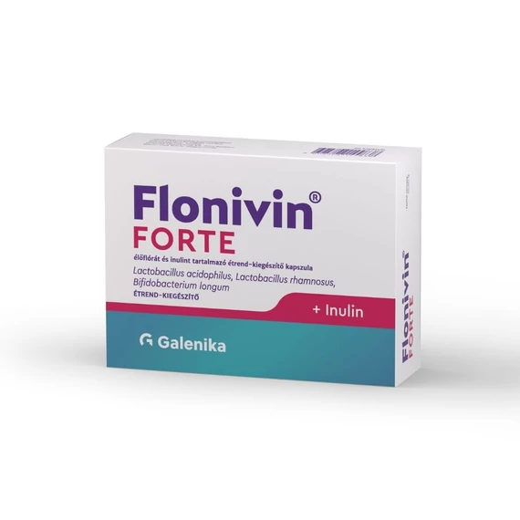 Flonivin Forte élőflóra inulin kapszula (20x)