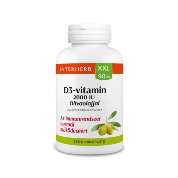 XXL D3-vitamin Olivaolajjal kapszula (90x)