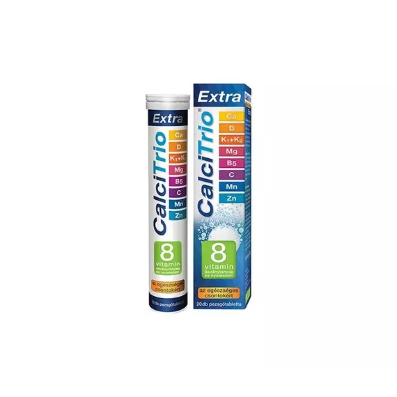 CalciTrio Extra pezsgőtabletta narancs (20x)