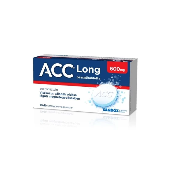 ACC long 600 mg pezsgőtabletta (10x tasakban)