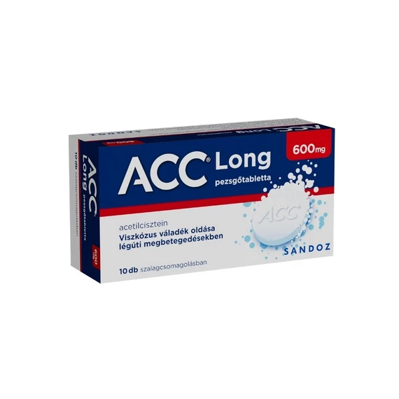 ACC long 600 mg pezsgőtabletta (10x tasakban)