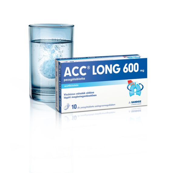 ACC long 600 mg pezsgőtabletta (10x tasakban)