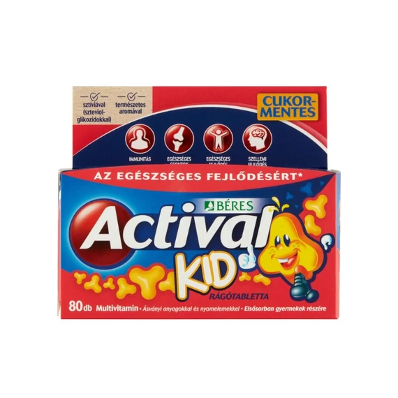 Actival Kid rágótabletta (60x+20x)