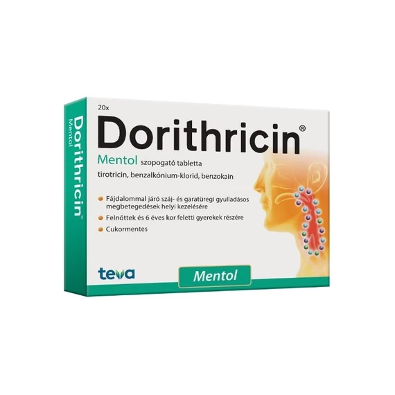 Dorithricin Menthol szopogató tabletta (40x)