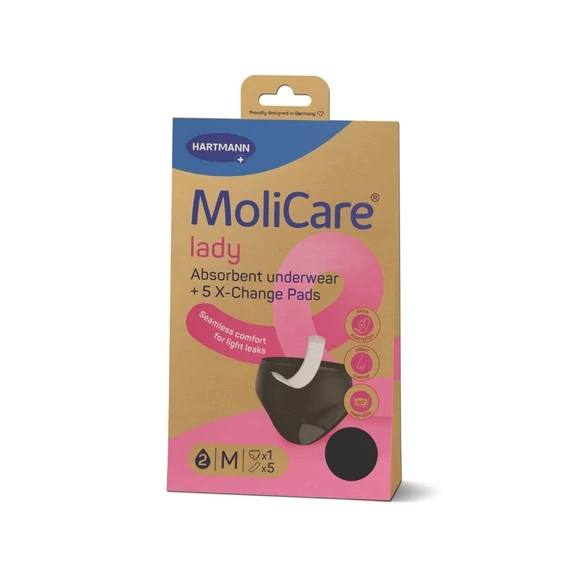 MoliCare mosható alsónemű M női nedvszívó +5 betét (1x)