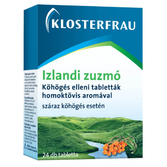 Klosterfrau Izlandi zuzmó tabletta köhögés ellen (24x)