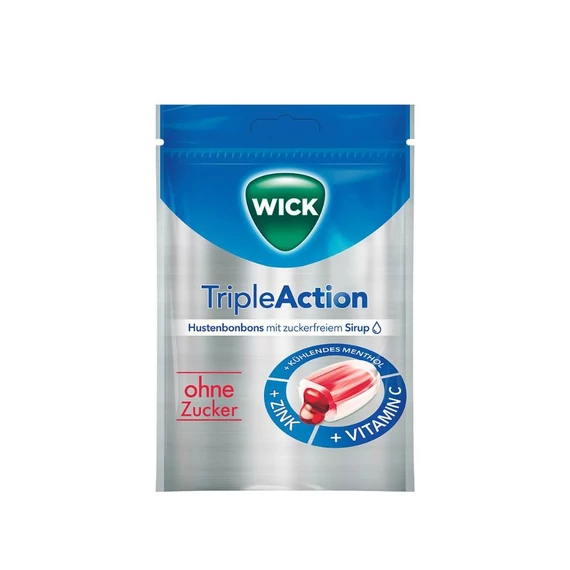 Wick Triple Action cukmentes torokcukor (72g)