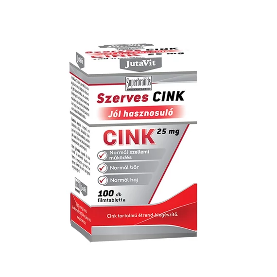 JutaVit Szerves Cink tabletta (100x)