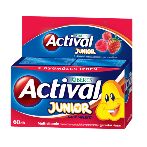 Actival Junior rágótabletta (60x PE tartályban)