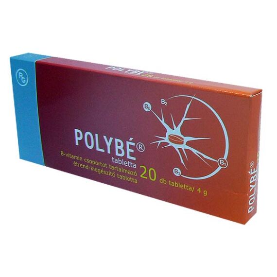 Polybe tabletta B-vitamin csop.tart.étrend-kieg. (20x)