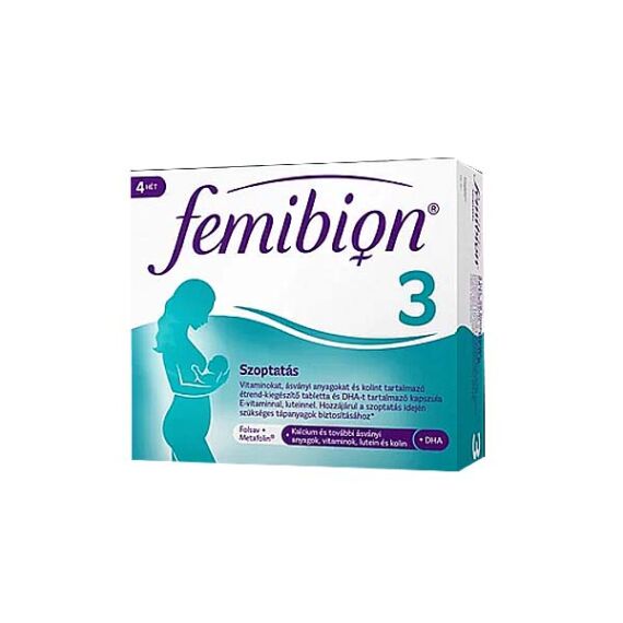 Femibion 3 Szoptatás filmtabletta és kapszula (28x+28x)