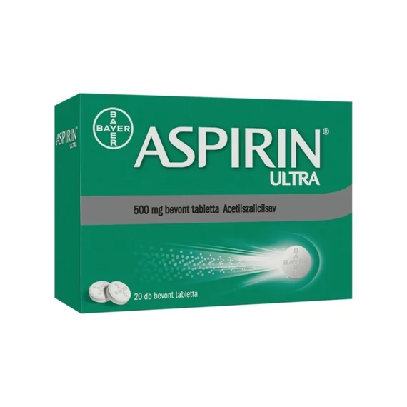 Aspirin Ultra 500 mg bevont tabletta (20x)