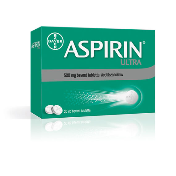 Aspirin Ultra 500 mg bevont tabletta (20x)